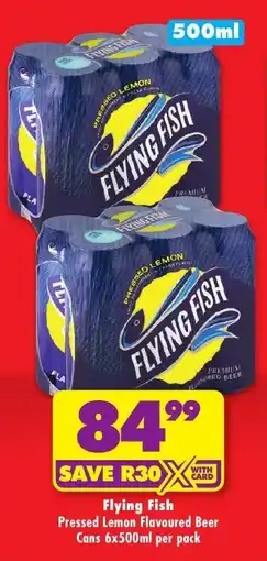 Shoprite Liquor Flying Fish Pressed Lemon Flavoured Beer offer