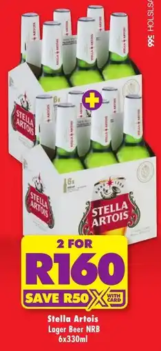 Shoprite Liquor Stella Artois Lager Beer NRB offer