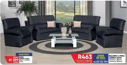 Furnmart Baldwin 4-Piece Lounge Suite offer