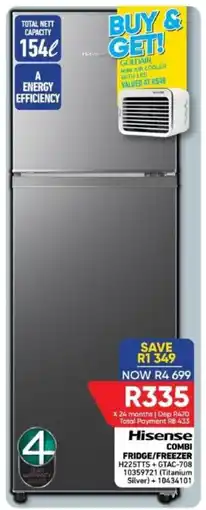 Furnmart Hisense combi fridge/freezer offer