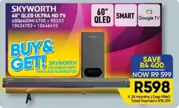 Furnmart Skyworth 60" QLED Ultra HD TV offer