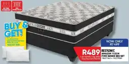 Furnmart Restonic Amazon 152cm Firm Queen Bed Set offer