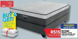 Furnmart Restonic Remedy 152cm Firm Queen Bed Set offer