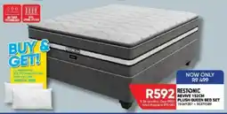 Furnmart Restonic Revive 152cm Plush Queen Bed Set offer