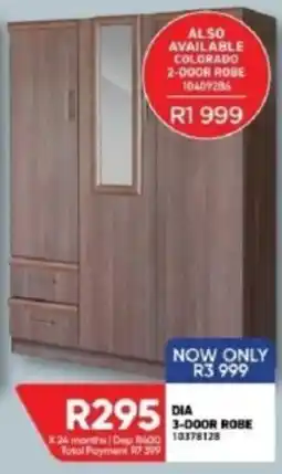 Furnmart DIA 3-DOOR ROBE offer