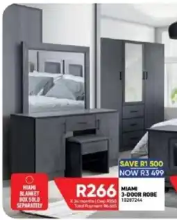 Furnmart MIAMI 3-DOOR ROBE offer