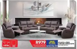 Furnmart ATLANTA 4-PIECE 2 MOTION LOUNGE SUITE offer