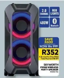 Furnmart Skyworth p5500 wireless party speaker offer