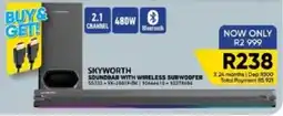Furnmart Skyworth soundbar with wireless subwoofer offer
