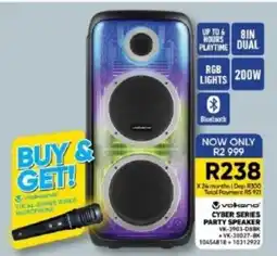 Furnmart Volkano Cyber Series Party Speaker offer