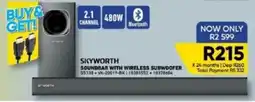 Furnmart SKYWORTH SOUNDBAR WITH WIRELESS SUBWOOFER offer