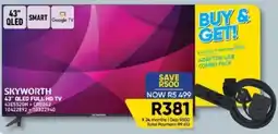 Furnmart SKYWORTH 43" QLED FULL HD TV offer