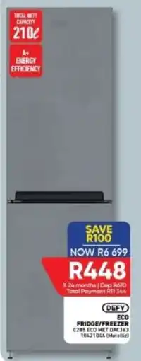 Furnmart DEFY ECO FRIDGE/FREEZER offer
