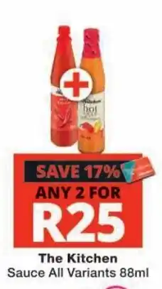 Checkers The Kitchen Sauce offer