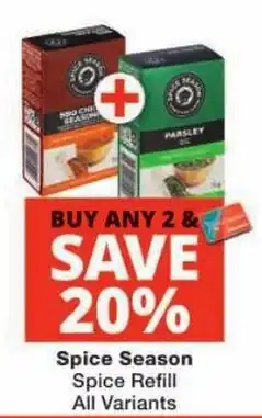 Checkers Spice Season Spice Refill offer