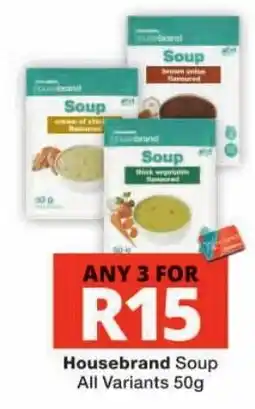 Checkers Housebrand Soup offer