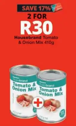 Checkers Housebrand Tomato & Onion Mix offer