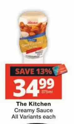 Checkers The Kitchen Creamy Sauce offer