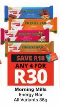 Checkers Morning Mills Energy Bar offer