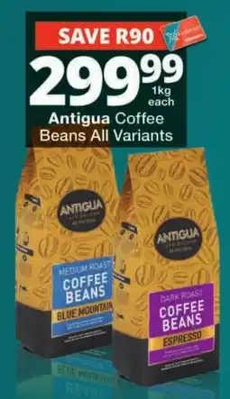 Checkers Antigua Coffee Beans All Variants offer