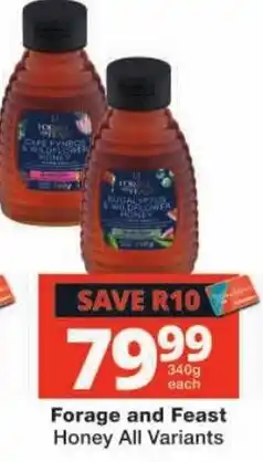 Checkers Forage and Feast Honey offer