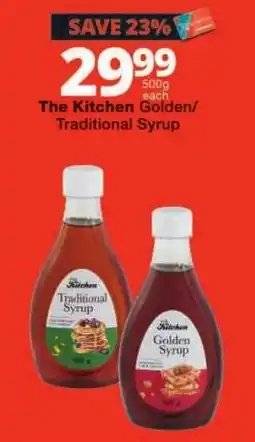 Checkers The Kitchen Golden/Traditional Syrup offer