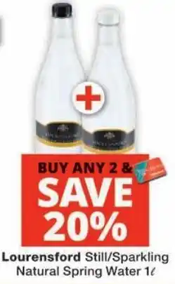 Checkers Lourensford Still/Sparkling Natural Spring Water offer