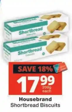 Checkers Housebrand Shortbread Biscuits offer