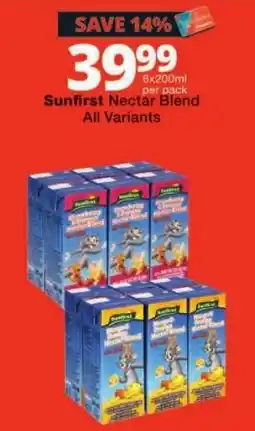 Checkers Sunfirst Nectar Blend offer