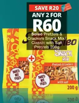 Checkers Soleo Pretzels & Crackers Snack Mix offer