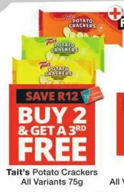Checkers Tait's Potato Crackers offer