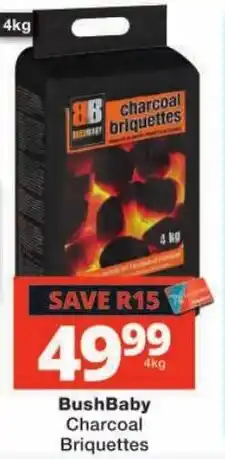 Checkers BushBaby Charcoal Briquettes offer