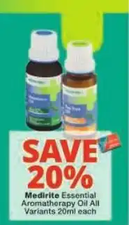 Checkers Medirite Essential Aromatherapy Oil All Variants offer