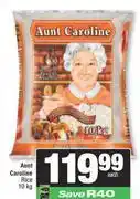 Spar Aunt Caroline Rice-10kg offer