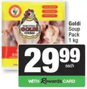 Spar Goldi Soup Pack-1kg Each offer