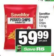 Spar Save Mor Straight Cut Chips-1.5kg Per Pack offer