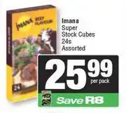 Spar 5Imana Super Stock Cubes Assorted-24s Per Pack offer