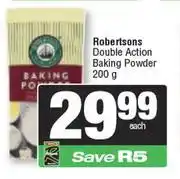 Spar Robertsons Double Action Baking Powder-200g Each offer