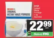 Spar Spar Instant Maize Porridge Assorted-1kg Each offer