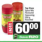 Spar 2Top Class Spice Mix Flavoured Seasoning Assorted-For 2 x 350g offer