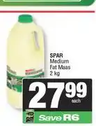 Spar Spar Medium Fat Maas-2Kg Each offer