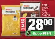 Spar Spar Potato Chips Assorted-For Any 2 x 120g offer