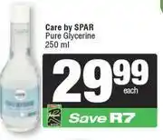 Spar Care By Spar Pure Glycerine-250ml Each offer