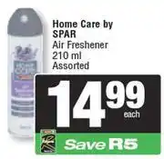 Spar Home Care By Spar Air Freshener Assorted-210ml offer