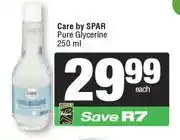 Spar Care By Spar Pure Glycerine-250ml offer