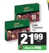 Spar Spar Firelighters-12s offer