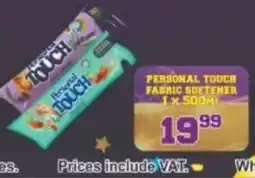 Yarona Cash And Carry Personal Touch Fabric Softener offer