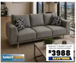 Furniture Liquidation Warehouse Jackson 3 Seater Couch offer
