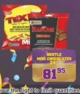Yarona Cash And Carry Nestle Mini Chocolates offer