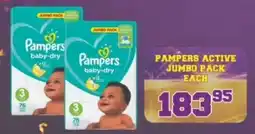 Yarona Cash And Carry Pampers Active baby-dry offer